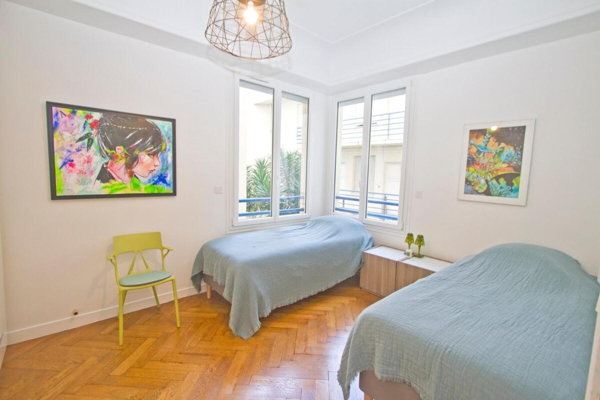 Promenade Des - Sea View 2bdr Vakantiehuis Nice